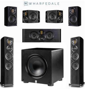 SPEAKERS AV SET 6 BLACK (7.1)