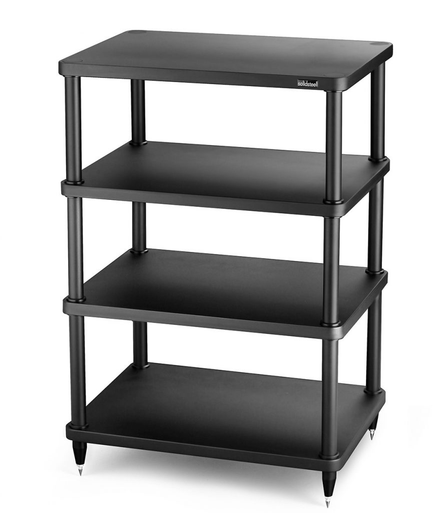 Montaudio Reference Hi Fi Rack solidsteel S3-4 – Reference Hi-Fi Rack – BLACK – Tonezone Audio
